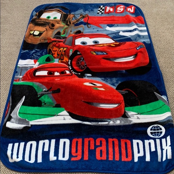 disney cars throw